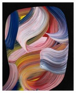 Josh Jefferson, Head of Milton Hogoboom, 2016, mixed media on canvas, 51x41 cm_low