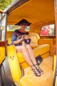 Madame Cris Egger Rolls Royce interni giallo Hermes shoes Duccio Venturi Bottier