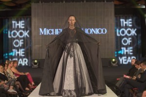 Foto vincitrice modella Mia Maretic indossa abito Michele Miglionico HC.2 rid (1)