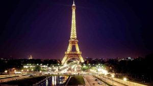 Tour Eiffel di notte