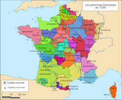 mappa della Francia